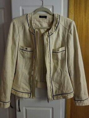 👒Apanage Collection zip up blazer jacket